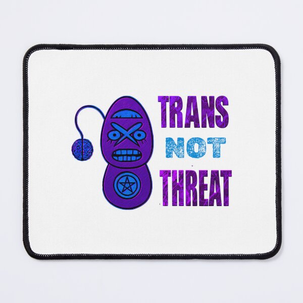 Item preview, Trans Not Threat  designed and sold by junglegreenb.