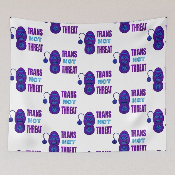 Item preview, Trans Not Threat  designed and sold by junglegreenb.