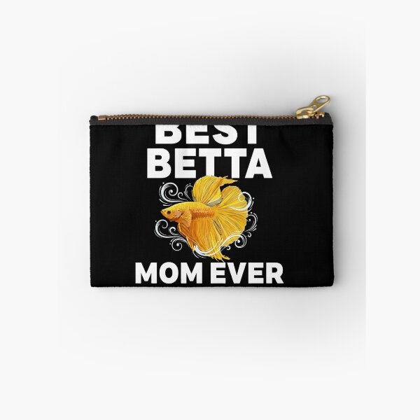 Item preview, Best Betta Mom Ever - Cute Yellow Siamese Fighting Fish Art designed and sold by haitrieuic96.