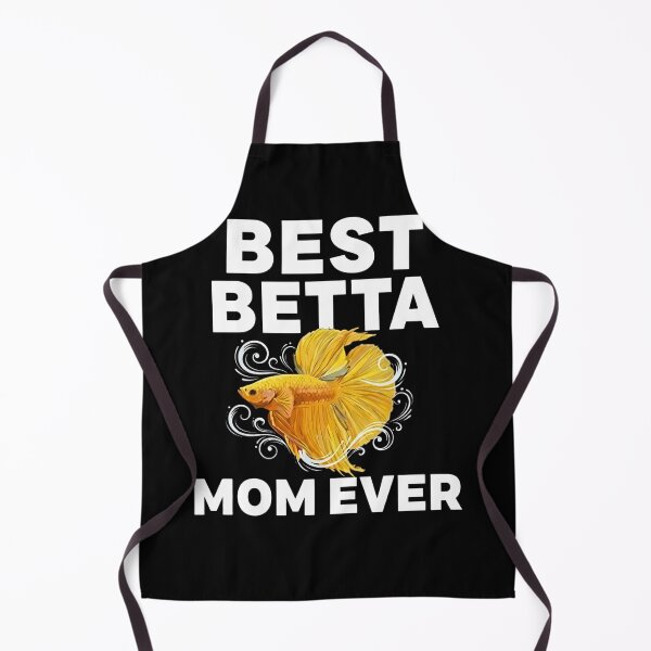 Item preview, Best Betta Mom Ever - Cute Yellow Siamese Fighting Fish Art designed and sold by haitrieuic96.