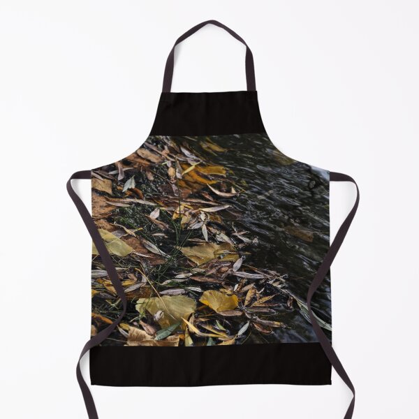 Item preview, Autumn Leaves Floating Along Dark Water designed and sold by onubi.