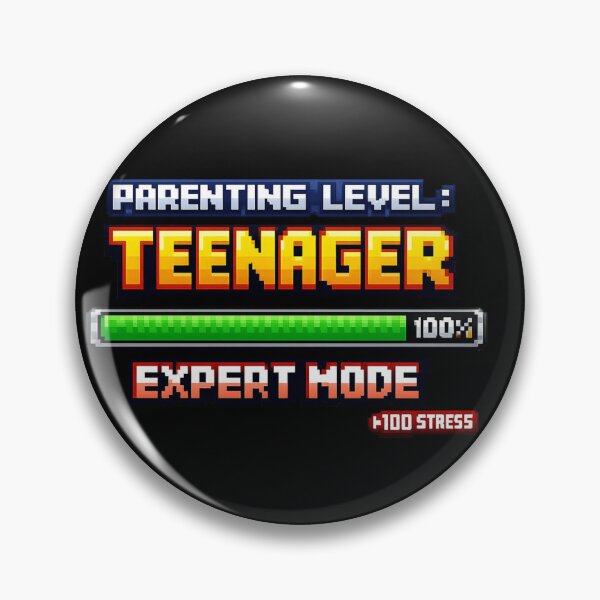 Item preview, Parenting Level Teenager Expert Mode Funny Gamer Mom Dad Humor designed and sold by Ladys-Gents.