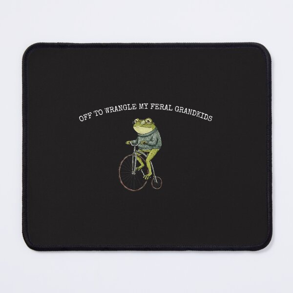 Item preview, Off To Wrangle My Feral Grandkids Funny Frog Grandma Design designed and sold by kiralynstration.