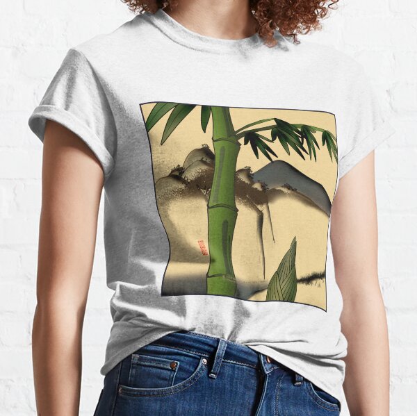 Bamboo with Mountains Classic T-Shirt