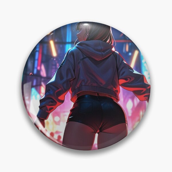 Item preview, Cyberpunk Anime Twerking Girl – Neon Waifu Aesthetic designed and sold by AnimDream .