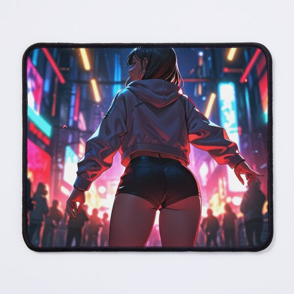 Item preview, Cyberpunk Anime Twerking Girl – Neon Waifu Aesthetic designed and sold by AnimDream .