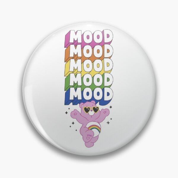 Item preview, Rainbow Retro Mood Bear Aesthetic designed and sold by lumosestudos.
