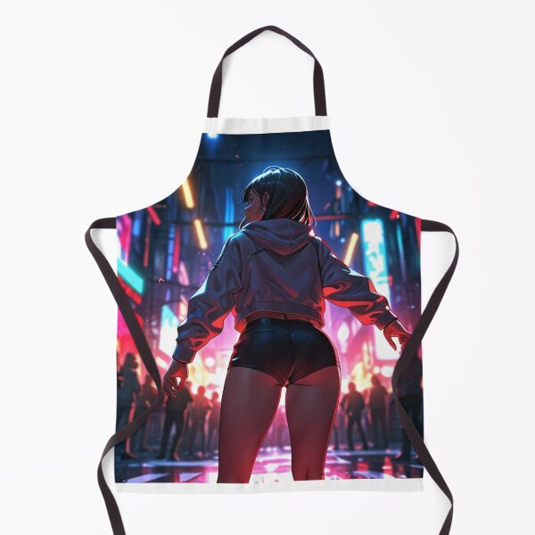 Item preview, Cyberpunk Anime Twerking Girl – Neon Waifu Aesthetic designed and sold by AnimDream .