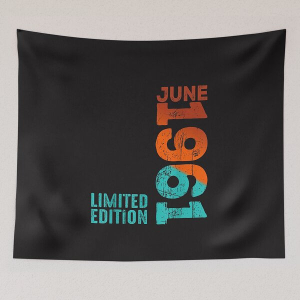 Item preview, June 1961 Vintage Retro Birthday Limited Edition Design designed and sold by kiralynstration.