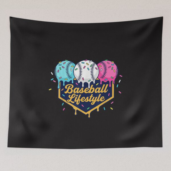 Item preview, Baseball Lifestyle Youth Drip Retro Sports Design For Boys designed and sold by kiralynstration.