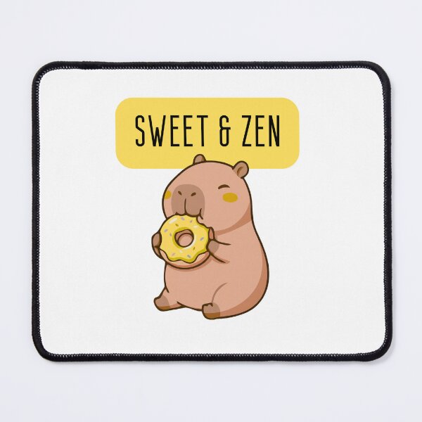 Item preview, Sweet & Zen Capybara Funny Logo designed and sold by logowannawear.
