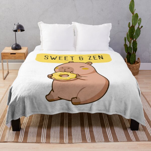 Item preview, Sweet & Zen Capybara Funny Logo designed and sold by logowannawear.