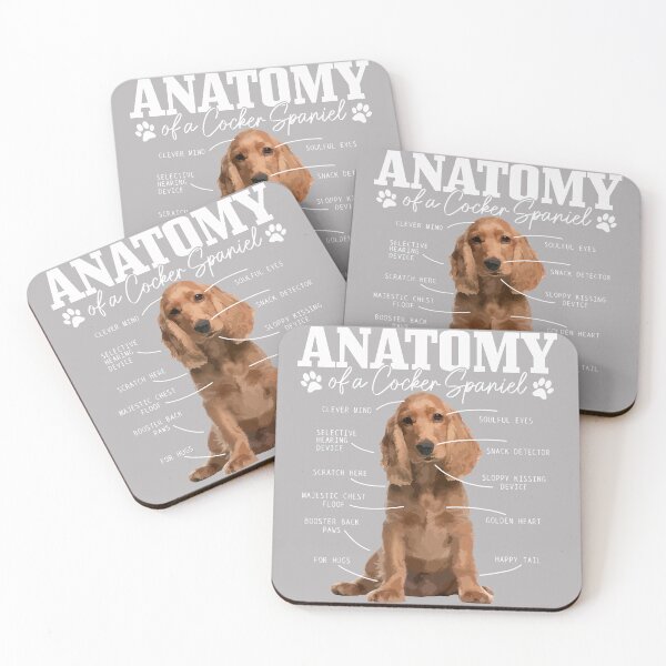 Item preview, Cocker Spaniel Anatomy Funny Cute Dog Cocker Spaniel Mom Dad designed and sold by GreggRoss.