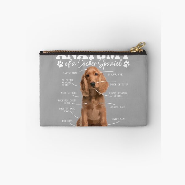 Item preview, Cocker Spaniel Anatomy Funny Cute Dog Cocker Spaniel Mom Dad designed and sold by GreggRoss.