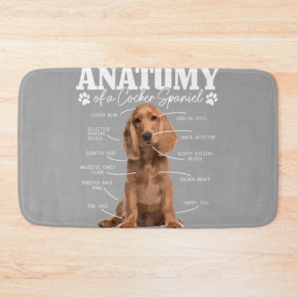 Item preview, Cocker Spaniel Anatomy Funny Cute Dog Cocker Spaniel Mom Dad designed and sold by GreggRoss.