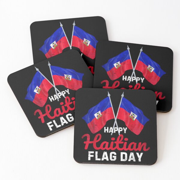 Item preview, happy haitian flag day proud haiti flag  designed and sold by CAnastazyshop.