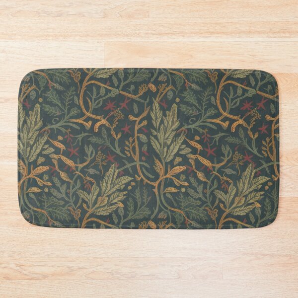 Item preview, Gothic Woodland William Morris Pattern - Dark Arts & Crafts Floral designed and sold by Tamas Das.