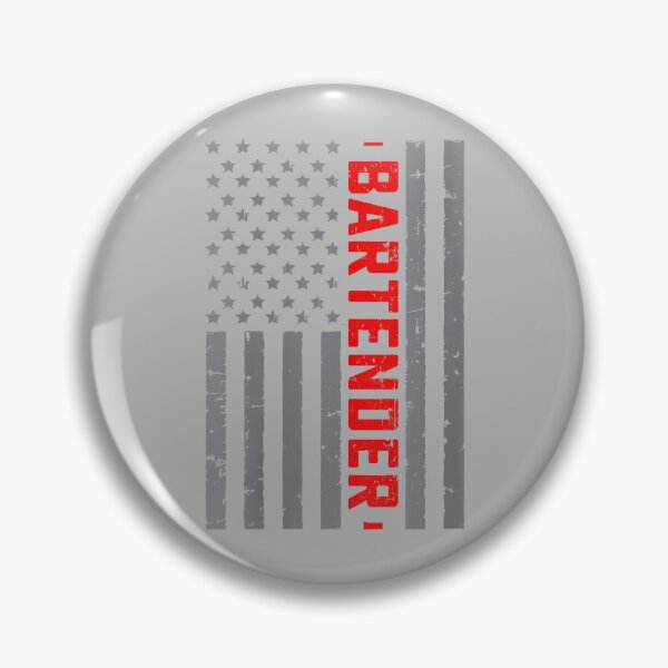 Item preview, Women's American Flag Bartender US Flag Vintage Tee for Men Dad designed and sold by mjohnson9.