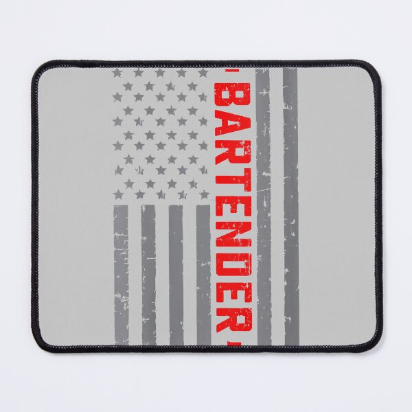 Item preview, Women's American Flag Bartender US Flag Vintage Tee for Men Dad designed and sold by mjohnson9.