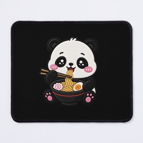 Item preview, Noodle Lover Panda Embroidery Patch Cute Kawaii designed and sold by ColorSplash123.
