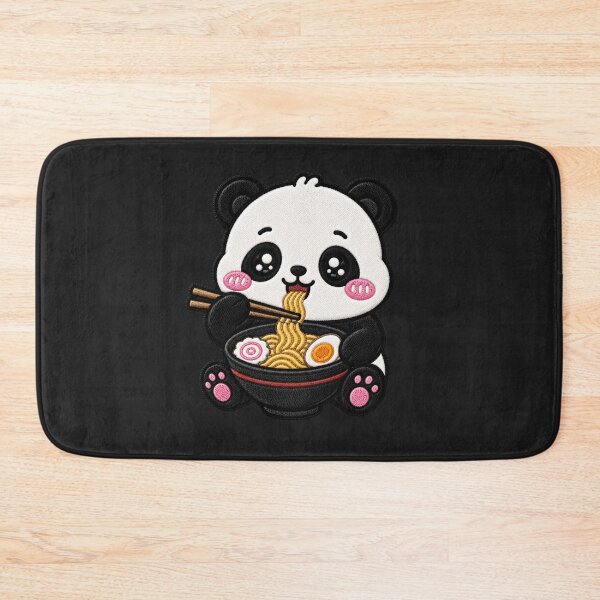 Item preview, Noodle Lover Panda Embroidery Patch Cute Kawaii designed and sold by ColorSplash123.