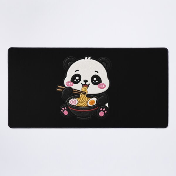 Item preview, Noodle Lover Panda Embroidery Patch Cute Kawaii designed and sold by ColorSplash123.