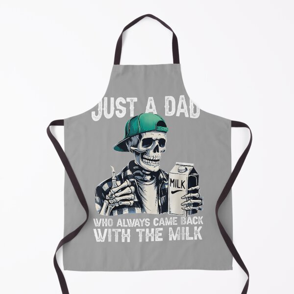 Item preview, Just A Dad Who Always Came Back with The Milk Skeleton T-Shirt_2 designed and sold by GreggRoss.