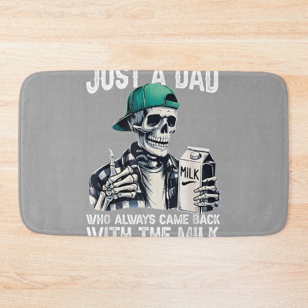 Item preview, Just A Dad Who Always Came Back with The Milk Skeleton T-Shirt_2 designed and sold by GreggRoss.