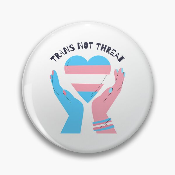 Item preview, Trans Not Threat designed and sold by junglegreenb.