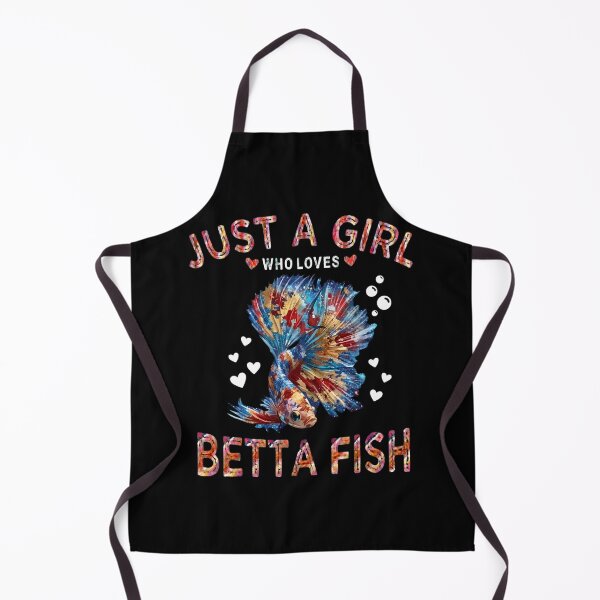 Item preview, Just a Girl Who Loves Betta Fish - Vibrant Siamese Fighting Fish Art designed and sold by haitrieuic96.