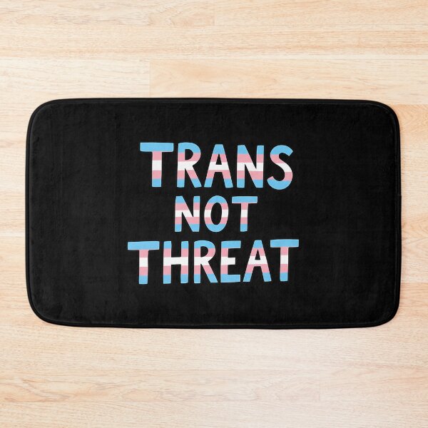 Item preview, Trans Not Threat  designed and sold by junglegreenb.