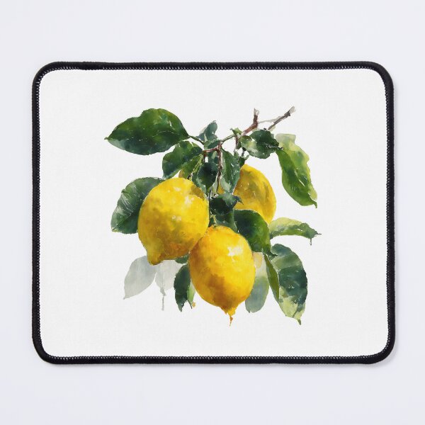 Item preview, Mediterranean Lemon Watercolor Art Botanical Summer Decor designed and sold by daila70.