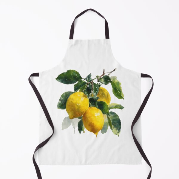 Item preview, Mediterranean Lemon Watercolor Art Botanical Summer Decor designed and sold by daila70.