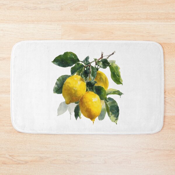 Item preview, Mediterranean Lemon Watercolor Art Botanical Summer Decor designed and sold by daila70.