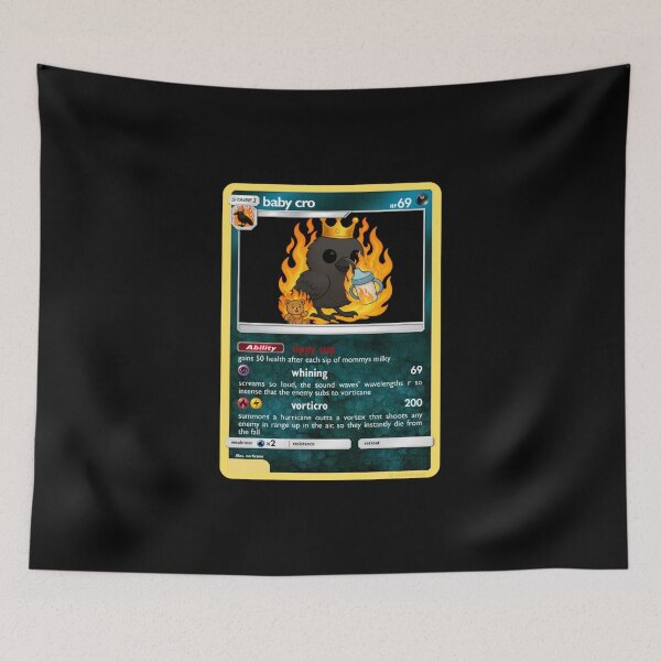 Item preview, baby cro crokemon card vorticane merch designed and sold by vorticane.
