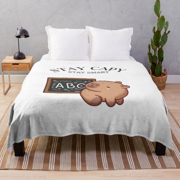 Item preview, Stay Capy Stay Smart Capybara Funny Logo designed and sold by logowannawear.
