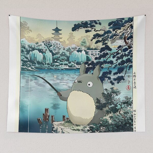 Item preview, Cute kawaii art [[to?toros]] #-%[ghiblis]%- fishing aways  designed and sold by huaishen89.