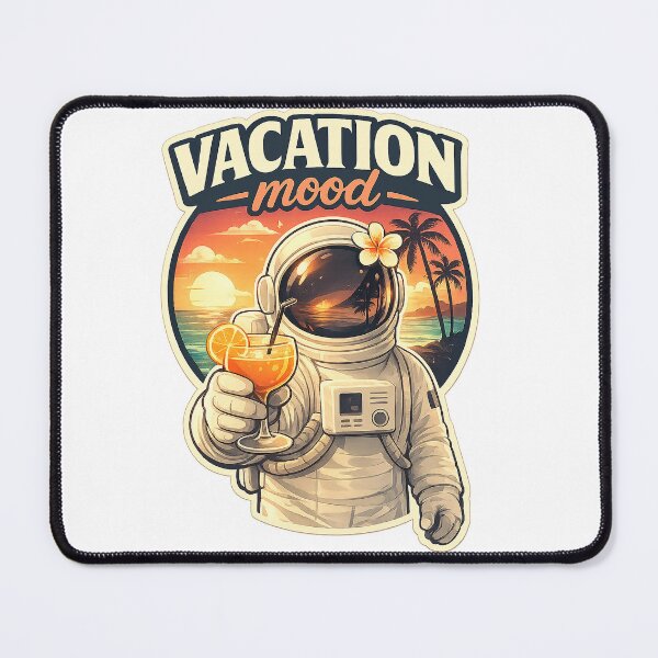Item preview, Vacation Mood Astronaut Tropical Space Aesthetic Retro Summer Design designed and sold by FaliushART.