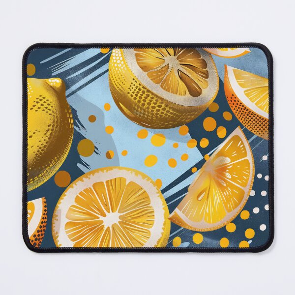 Item preview, Pop Art Lemon and Orange Citrus Print Bold Geometric Modern Art designed and sold by daila70.