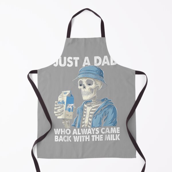 Item preview, Just A Dad Who Always Came Back with The Milk Skeleton T-Shirt designed and sold by GreggRoss.