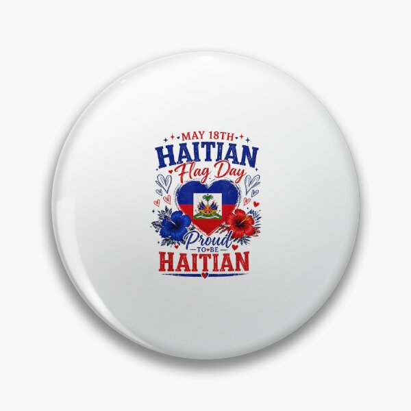 Item preview, Happy Haitian Flag Day Proud Haiti Heritage Patriotic Design designed and sold by kiralynstration.