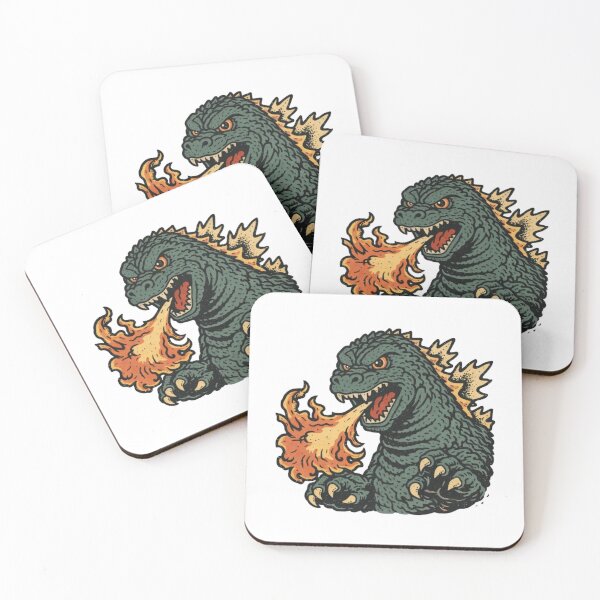 Item preview, Vintage Godzilla Roar designed and sold by FLATVAC STICKER.