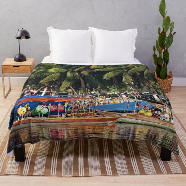 Item preview, Typical boats under Vietnamese coconut trees designed and sold by franck380.