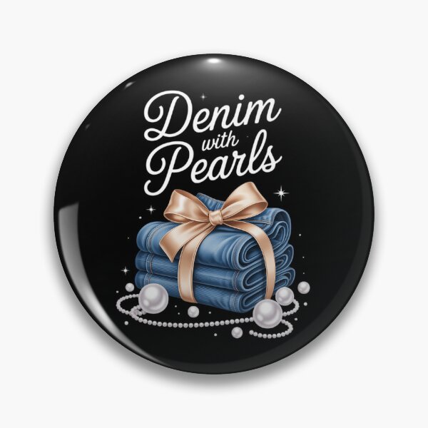 Item preview, Denim with Pearls Mother’s Day Outfit for Stylish designed and sold by SapfireStuArt.