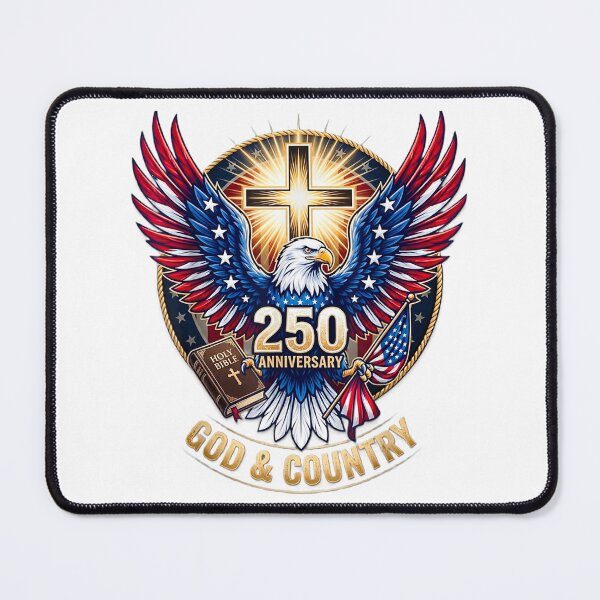 Item preview, One Nation Under God America 250 Patriotic Eagle Design designed and sold by kiralynstration.