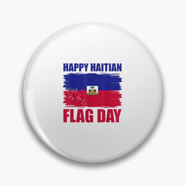 Item preview, Happy Haitian Flag Day Haiti Pride Fireworks Patriotic Design designed and sold by kiralynstration.