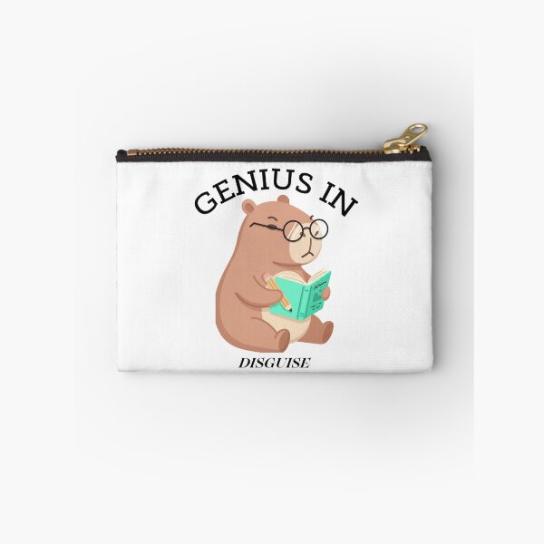 Item preview, Genius in disguise Capybara Funny Logo designed and sold by logowannawear.