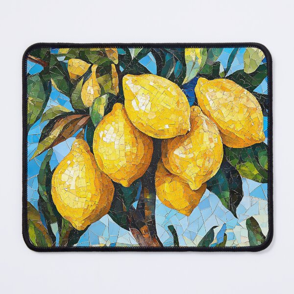 Item preview, Cubist Sicilian Lemon Art Modern Abstract Mediterranean Illustration designed and sold by daila70.