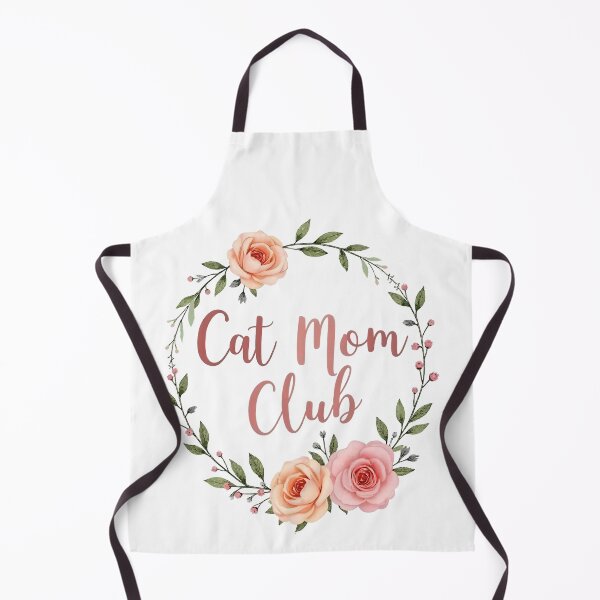 Item preview, Cat Mom Club Floral Rose Wreath Elegant Cat Lover Design designed and sold by Amp6599.