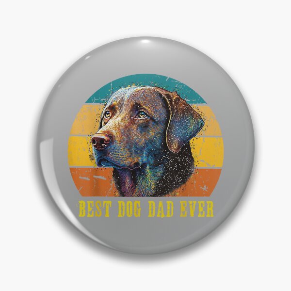 Item preview, Vintage Best Dog Dad Ever Sunset Retro Chesapeake Dog Daddy designed and sold by GreggRoss.